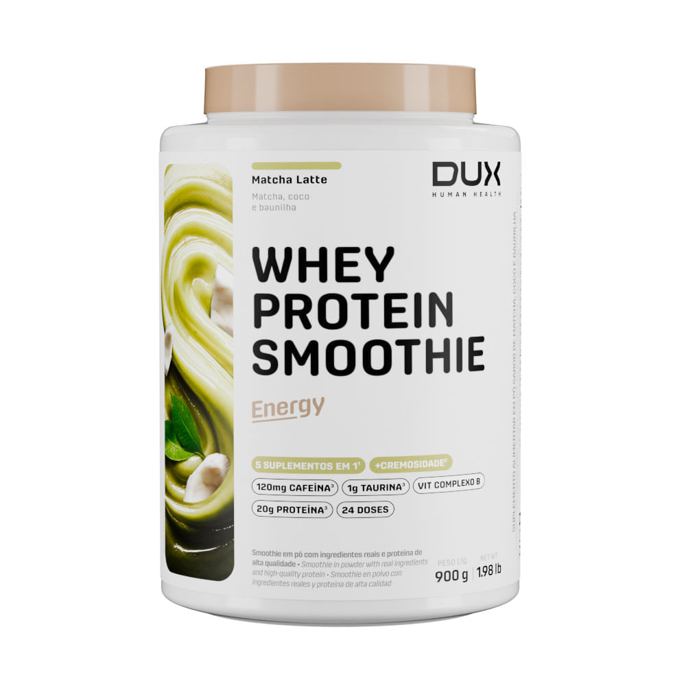 DUX Whey Protein Smoothie Energy 900g White Mocha