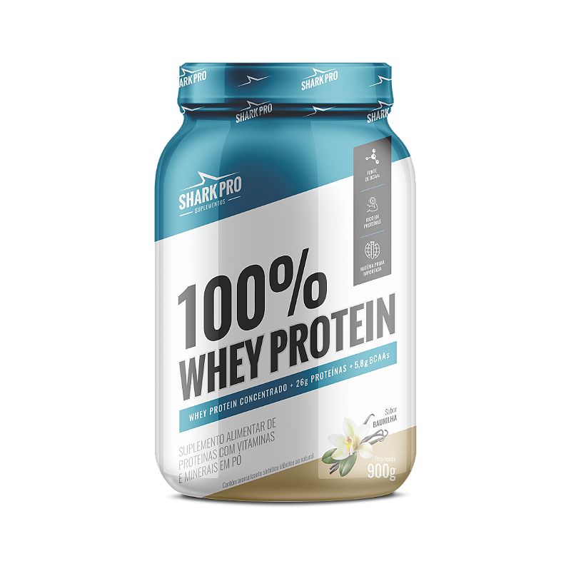 Shark Pro 100% Whey Protein Concentrado 900g